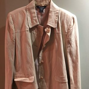 Beautiful linen and rayon jacket.